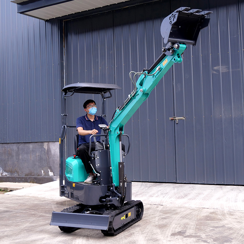 Nueva miniescavadora CE personalizada, miniexcavadora hidráulica sobre orugas de 1,2 toneladas, precio eficiente, envío gratis
