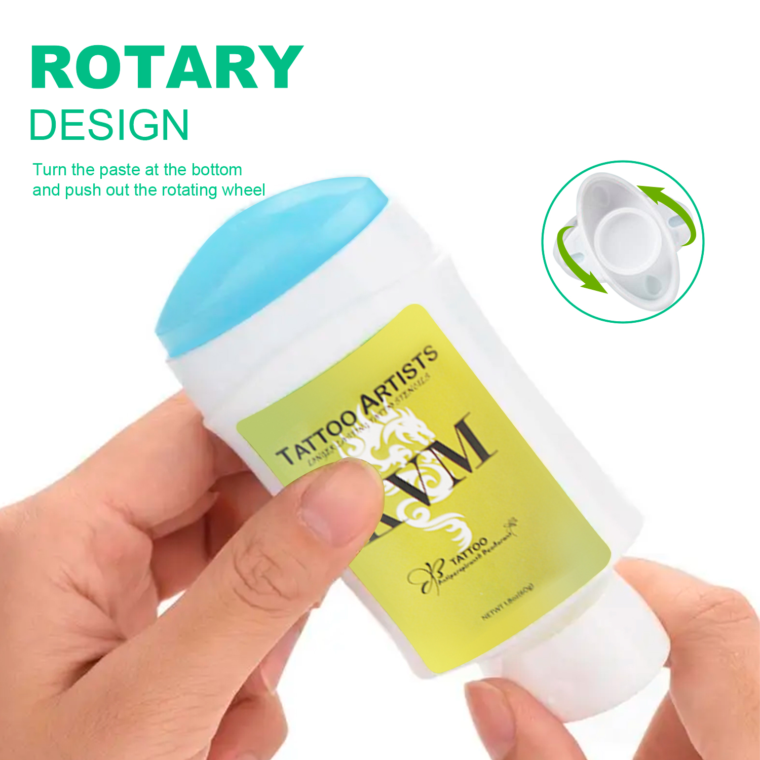 1pc Professionelle Tattoo Transfer Seife 60g Drehbare Salbe für Tattoo Transfer Papier Schablone Transfer Creme Gel Tattoo Liefert