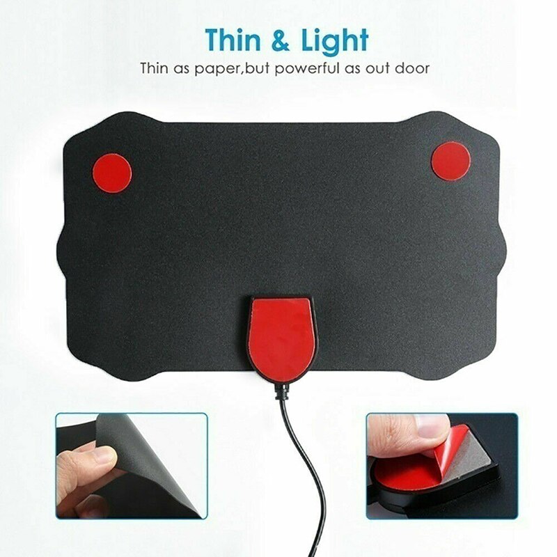 5000 マイル HD 8K 4K 1080P 屋内デジタル TV アンテナ 25DB HDTV アンテナ DVB-T DVB-T2 ケーブル TV アンテナ UHF VHF DTV テレビ アンテナ空中