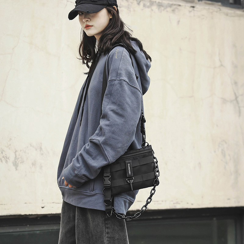 kwaliteit Nylon borsttas Unisex Mini Rugzak Hip Hop Vest Pack Functionele Borst Rig Bag Man Borstzak schouder Crossbody Tassen