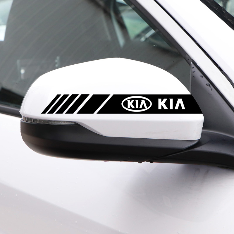 ビニールカーミラー,カーアクセサリー,kia ceed,forte,k9,opel,picanto,rio,sorento,soul,Sportage, 2個