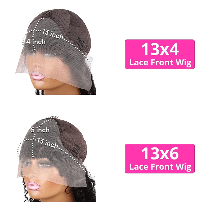 30 40 pouces lâche vague d'eau profonde perruques frontales hd perruque de dentelle transparente 13x6 cheveux humains perruque bouclée pour les femmes choix pré plumé
