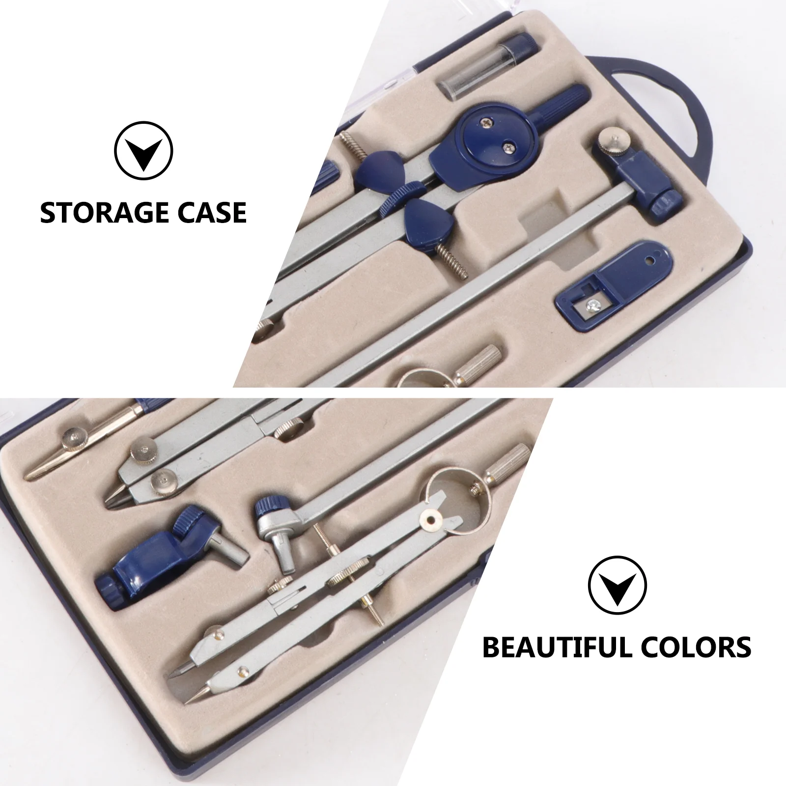 Professional Compass Set Precision Drafting Drawing Compass for Students Office Worker