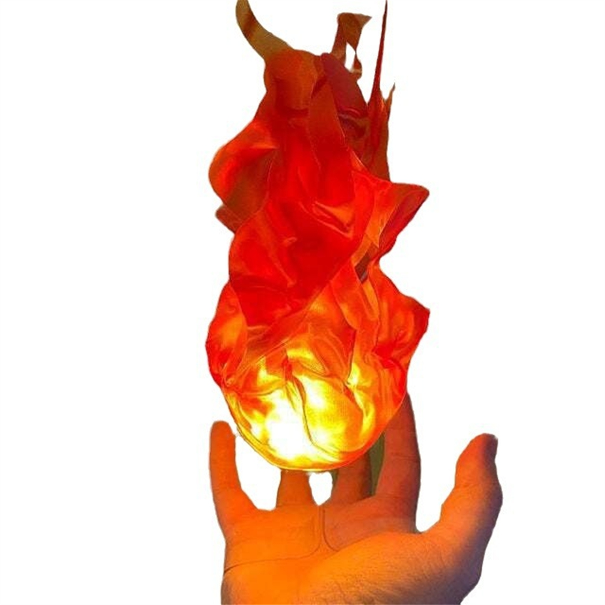 BABQ Halloween Floating Fireball Prop Flame Lamp Prop Artificial Fake Fire Floating Props No Flame for Home Halloween Decor