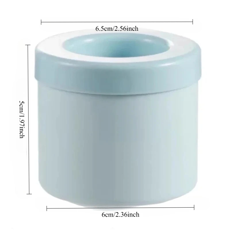 Creative Silicone Ice Cube Mold Round Ice Bucket DIY Homemade Freeze Maker for Refrigerator Summer Use