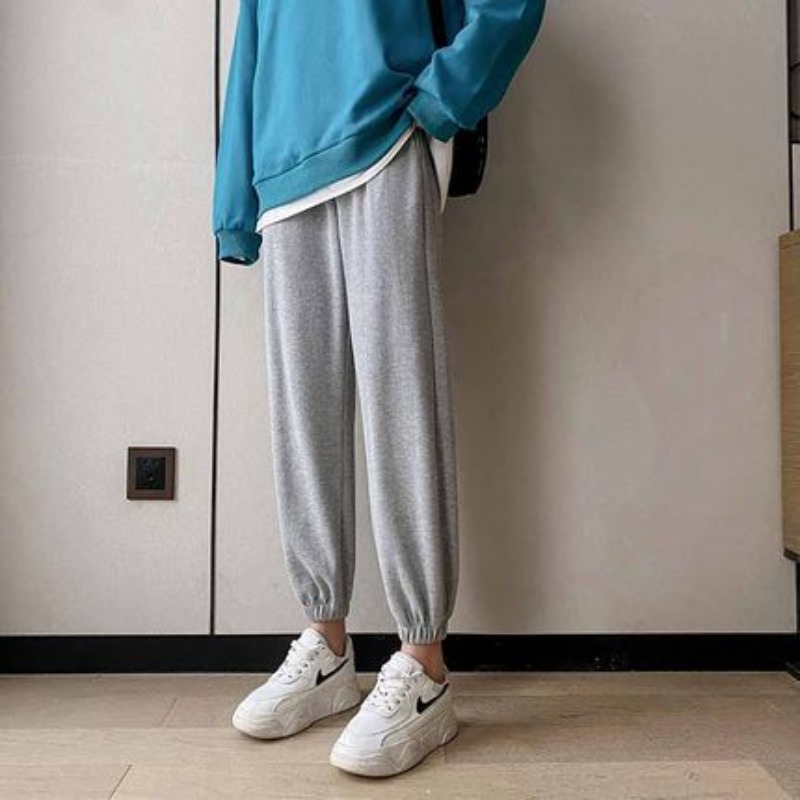 ​ ​ Damen-Jogginghose mit Fleece-Futter, Winter-Plüschhose, hohe Taille, verstellbarer Kordelzug, Lounge-Straße, bequeme Freizeithose ​ ​