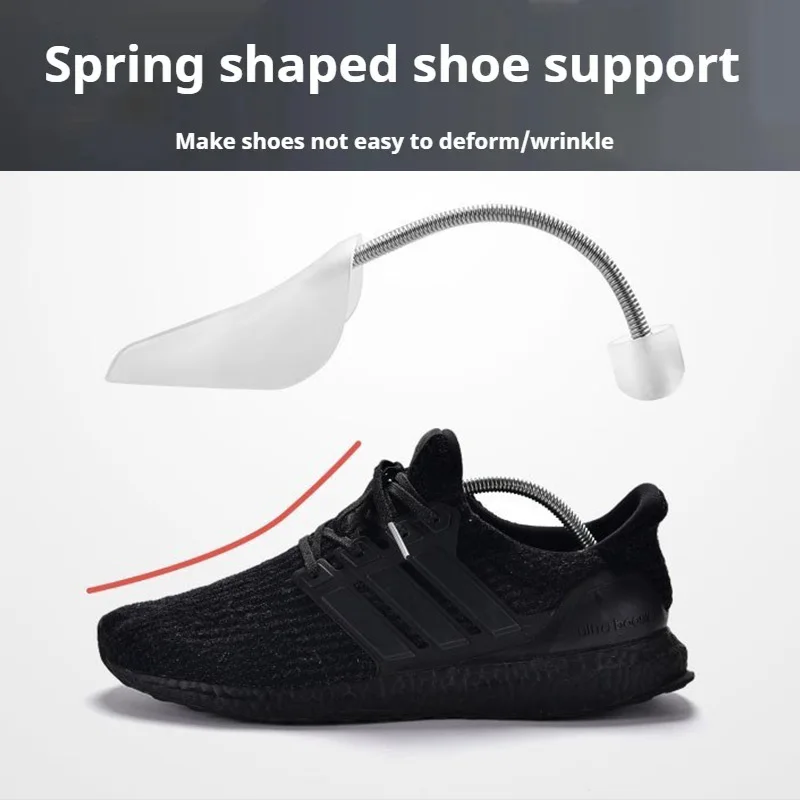 1 paio di alberi per scarpe a molla anti deformazione supporto interno scarpe barella modellante antirughe supporto per barella per scarpe