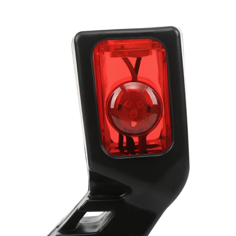 2 個三色トレーラー 9LED サイドマーカーライト 12 〜 24V 防水トラック輪郭ウエストライト 3 色赤白黄