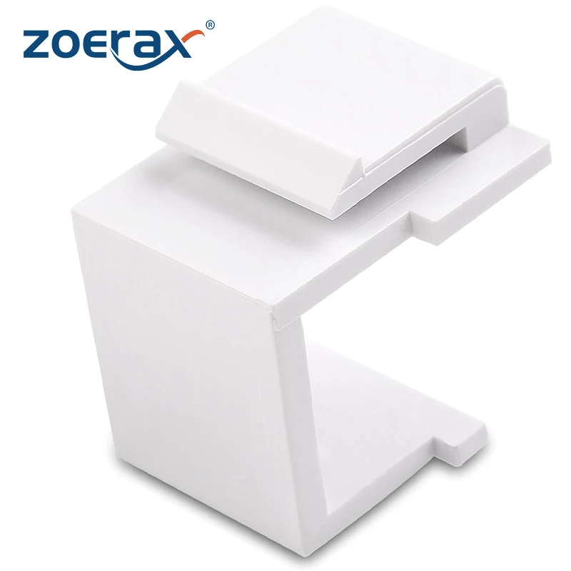 ZoeRax, 30 шт., пустые вставки Keystone Jack для настенной панели Keystone и патч-панели Keystone, белые