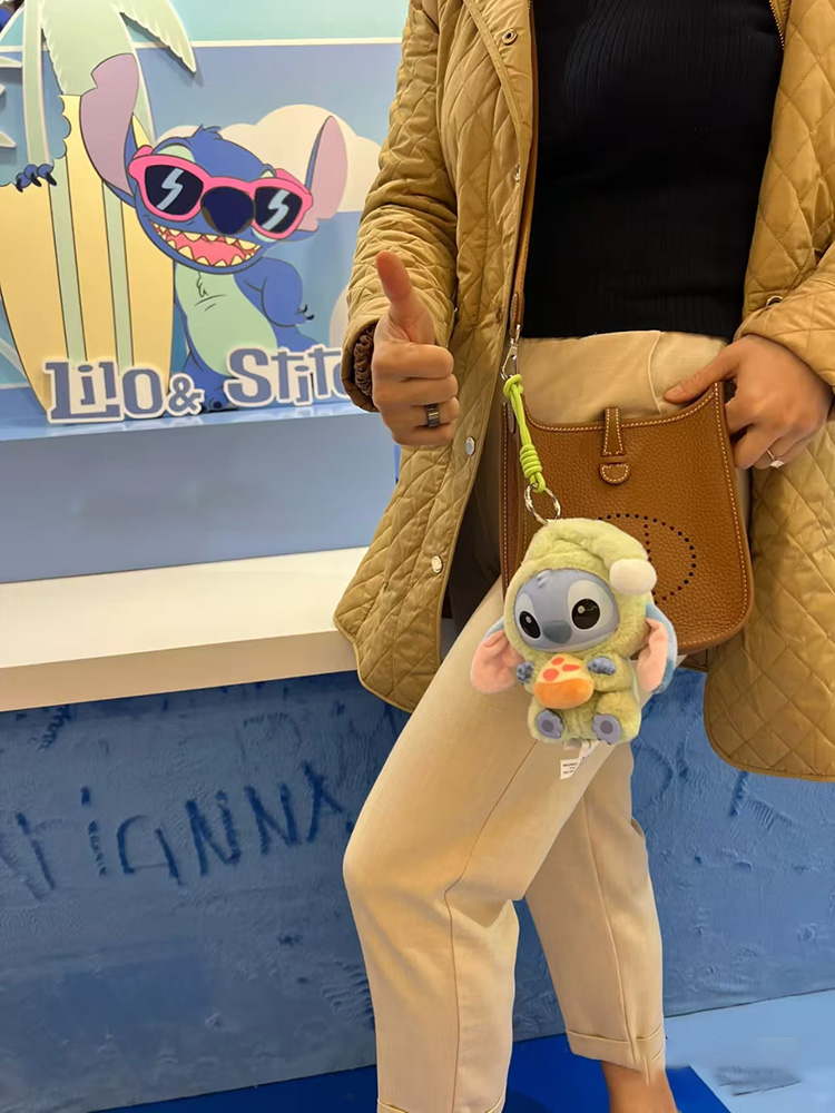Figurka kolekcjonerska Stitch Eat When Sleepy Series Blind Box Vinyl Plush Doll Cute Snacking Pose Gift