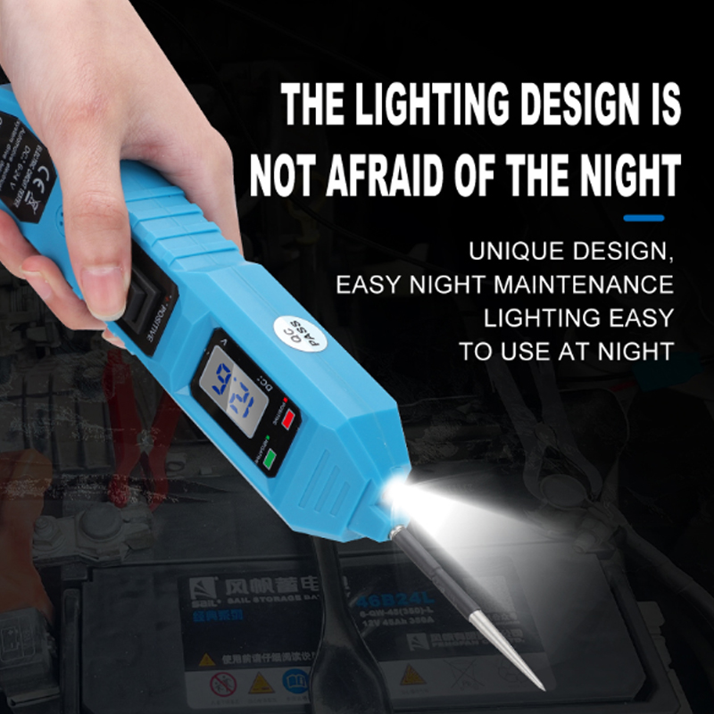 Tabela diagnóstica do cabo do verificador do circuito automotivo, sonda automotivo, sistema elétrico, iluminação digital, 1 grupo