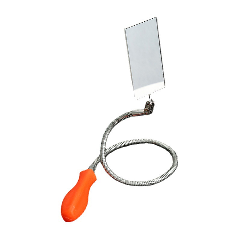 Espelho de inspeção da parte inferior, espelho telescópico dobrável de 360 graus para inspeção de chassi, espelho de detecção de reparo de carro