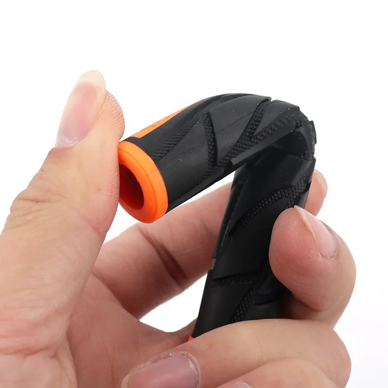 オートバイのハンドルバーアクセサリー,滑り止め,耐久性,ソフト,シリコンスリーブ,2個