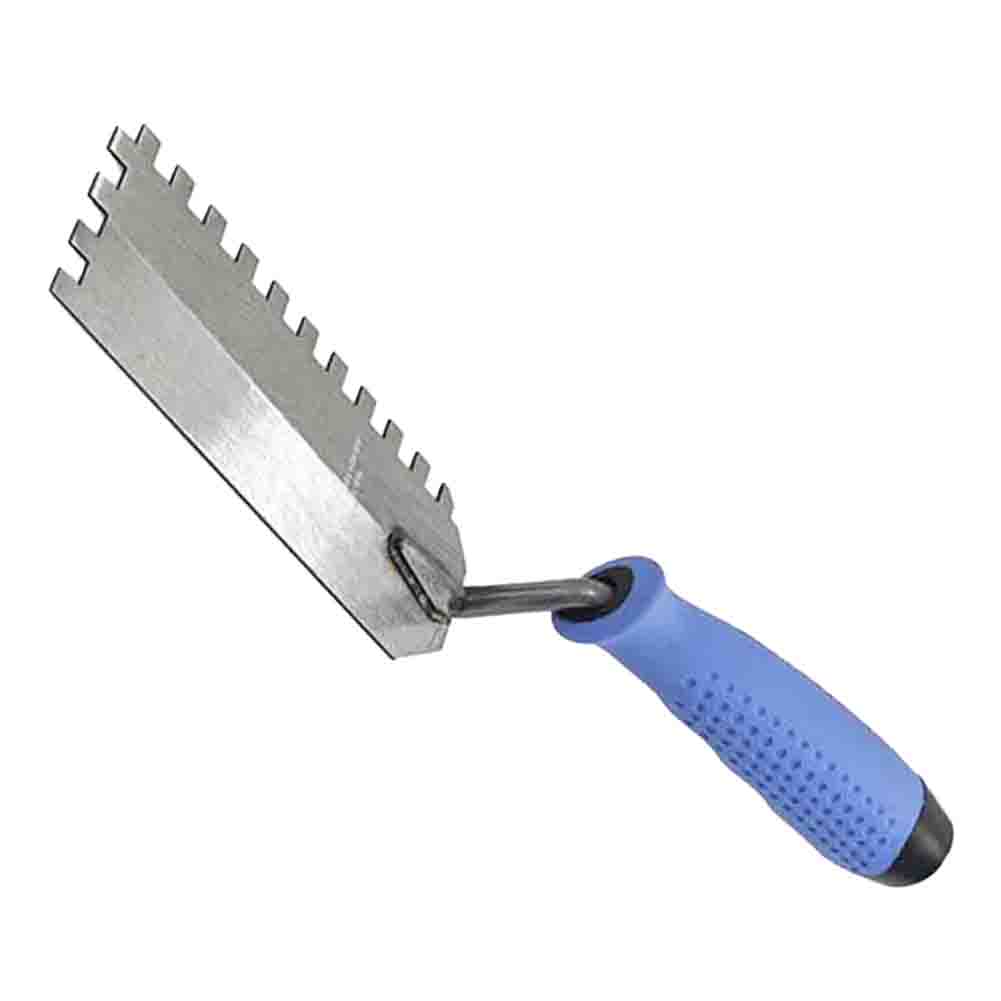 Espátula de masilla, pala, raspador de reparación de paneles de yeso, espátula de dientes cuadrados, raspador de enyesado de azulejos de esquina de pared, herramienta de construcción