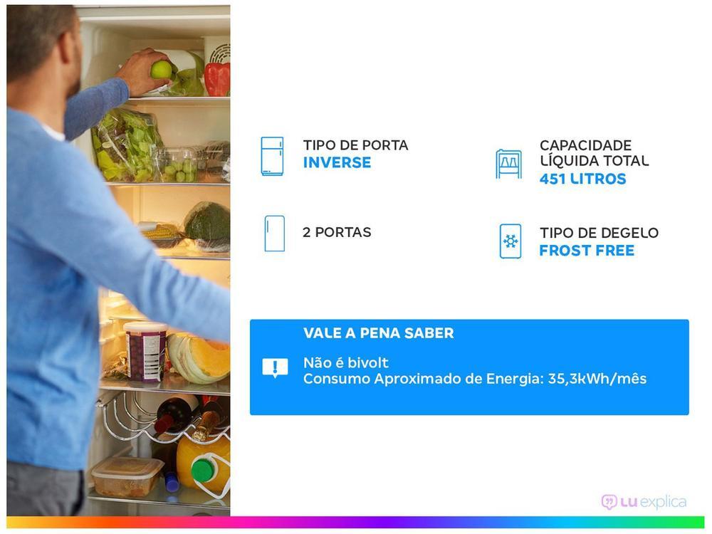 Geladeira/Refrigerador LG Frost Free Smart Inverse - 110V