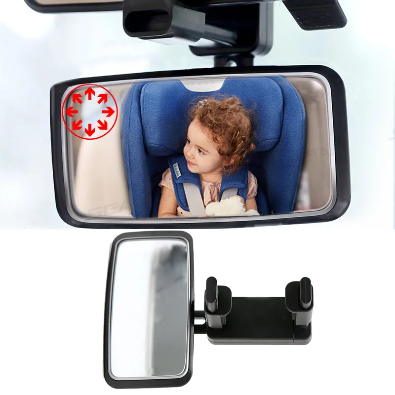 Auto Baby Achteruitkijkspiegel Interieur Babyfoon Achterzijde Spiegels Voor Auto Veiligheid Rijden Kids Babyfoon Hoek Verstelbaar