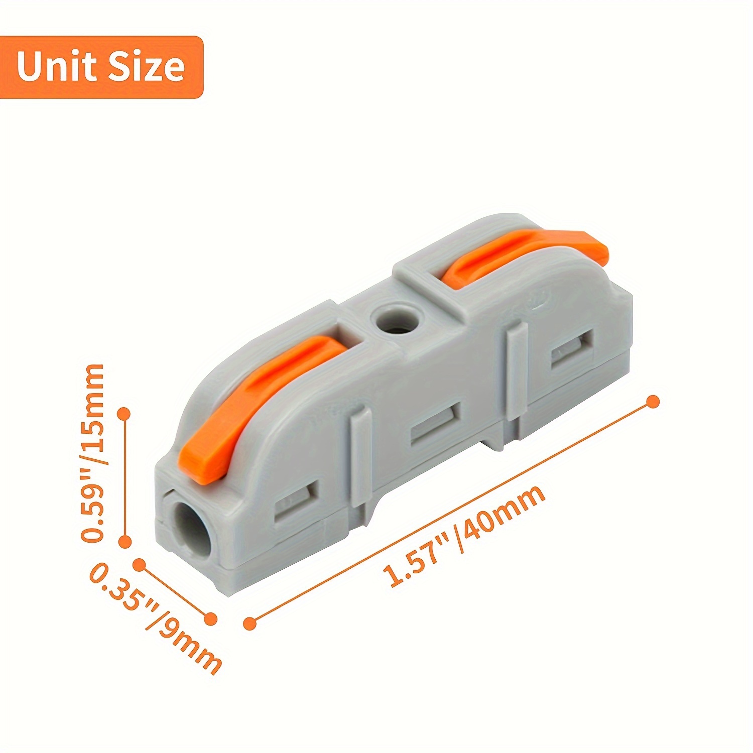 50/100 Pieces Universal Lever-Type Cable Connectors 1-to-1 Direct Connection Assembly Type Electrical Connectors Wire Terminals Quick Connection