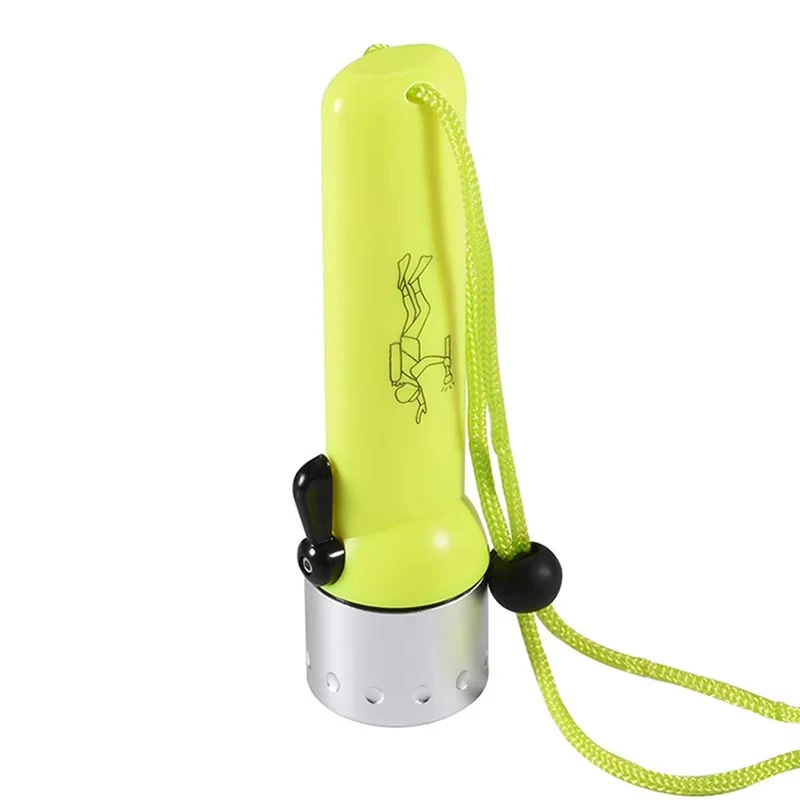 Torcia a LED con controllo magnetico Torcia subacquea con foro Illuminazione Mini torcia portatile impermeabile a lungo raggio per esterni.