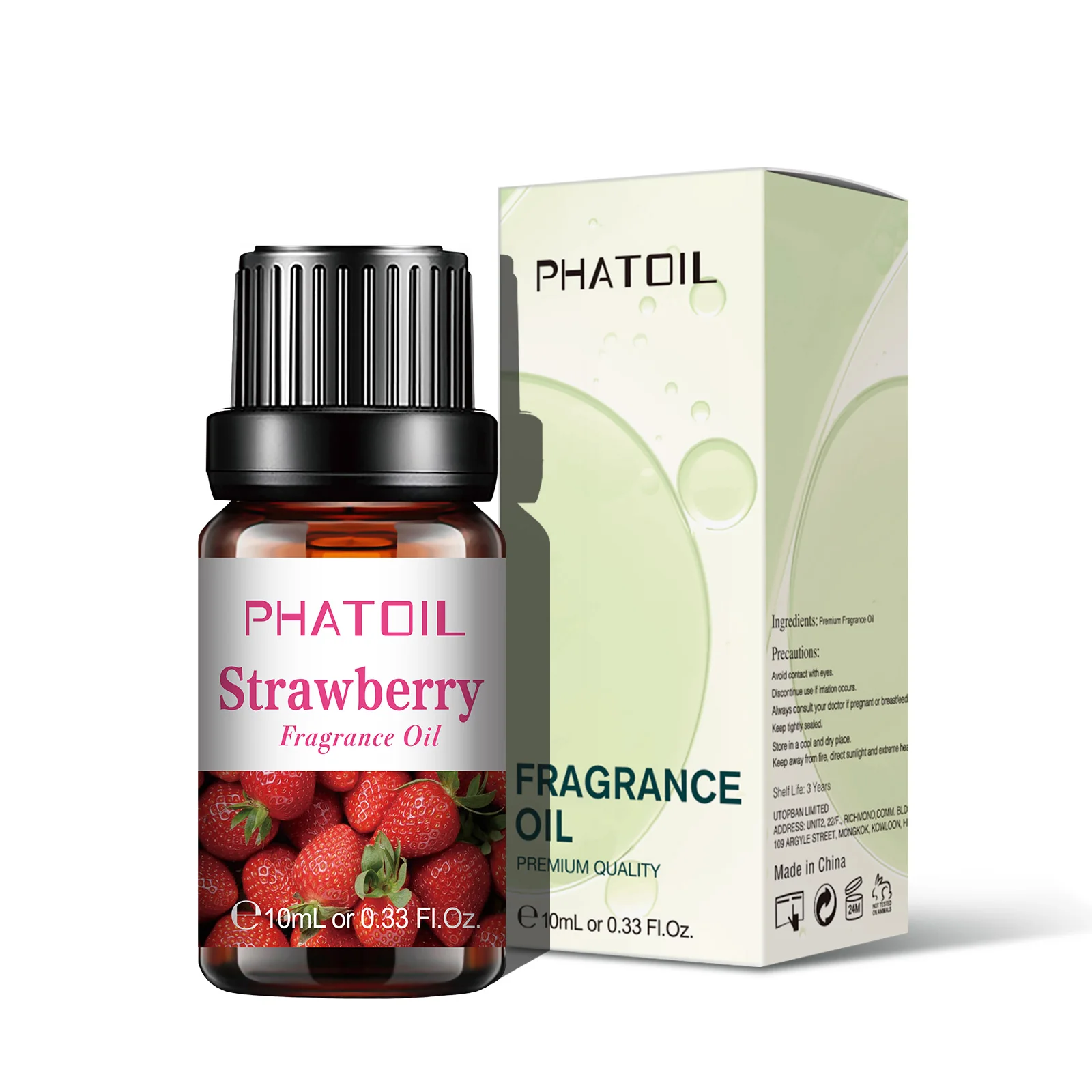 PHATOIL 10ml ผลไม้น้ํามันหอมระเหยมะม่วงสตรอเบอร์รี่ Apple เชอร์รี่แตงโมหวาน AROMA น้ํามันหอมระเหยสําหรับ Diffuser เทียนทํา