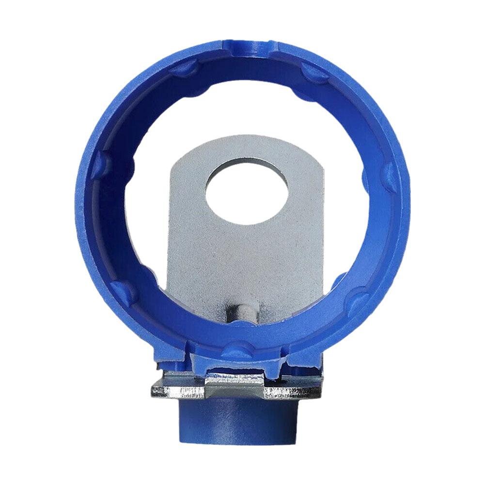 Soporte de enchufe de remolque de cubierta redonda, accesorio de ABS, soporte fijo, Conector de remolque para enchufes de remolque de 7 /13 pines