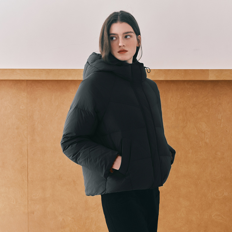 Semir Donsjack Vrouwen Winter 90% Down Fill Losse Raglanmouwen Getextureerde 2025 Nieuwe Bovenkleding Dameskleding