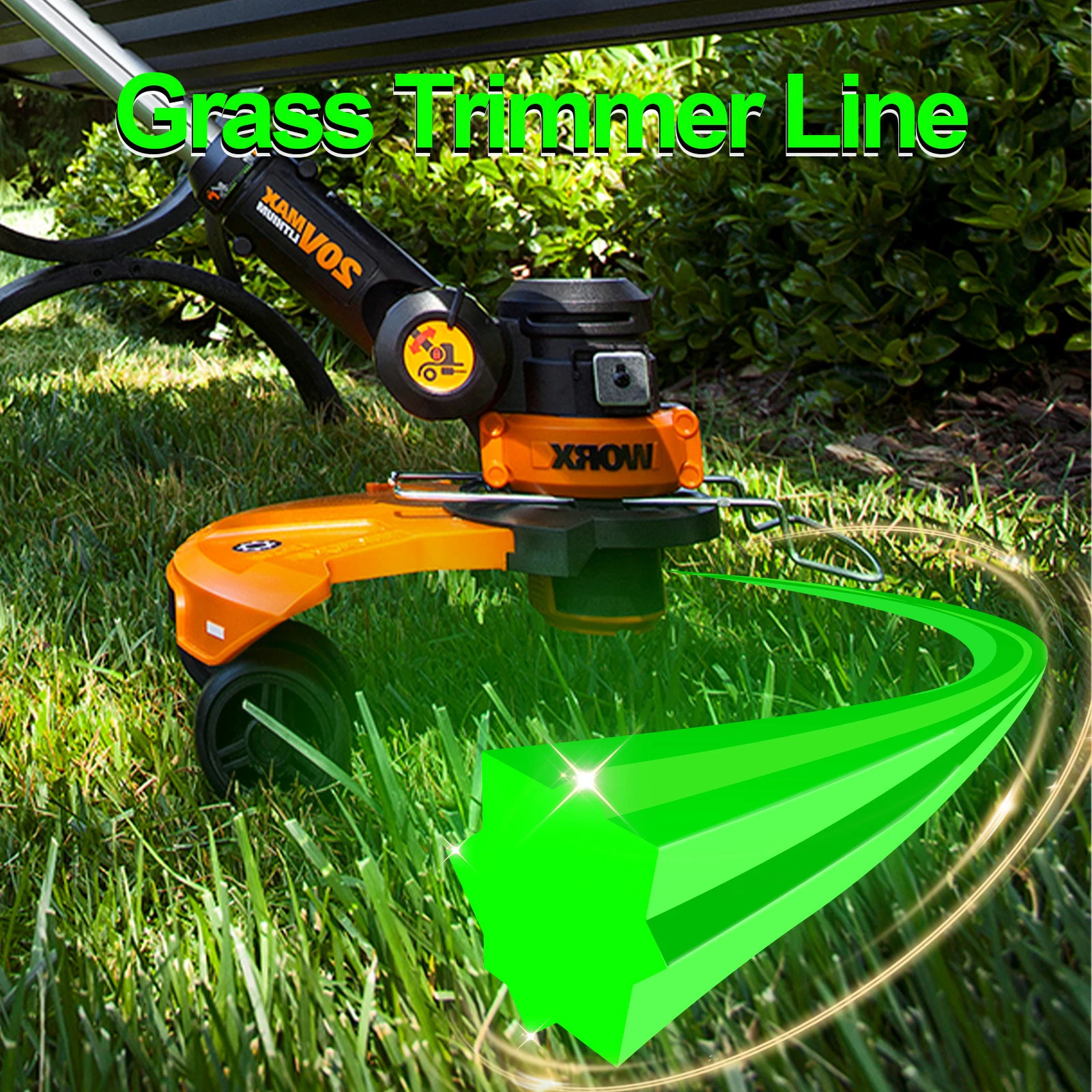 COSY 59m~130m Octagonal Shape Mowing Trimmer Line Nylon Trimmer Head String for Grass Grass Rope Line Brushcutter Wires