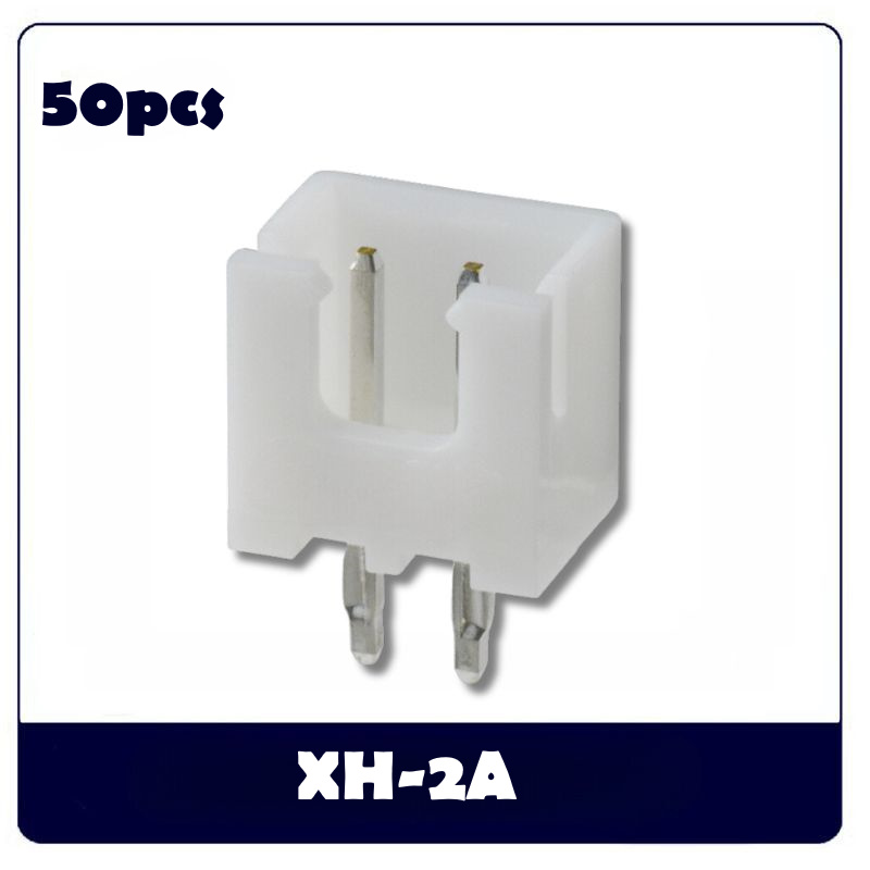 50pcs XH2.54mm 2P/3P/4P Pin Header Plastic Shell Male Plug Female Socket Wire Connector PCB Terminal XH-2A  XH-2Y XH-2AW XH-T