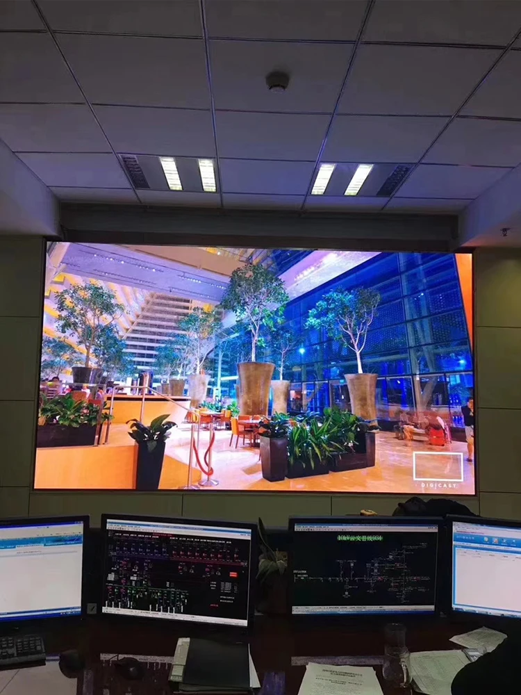 Pantalla LED P2 RGB 256x128, pantalla a todo Color, luz SMD1515, 128x64 píxeles, pantalla de escaneo 1/32, módulo interior Led de pared de vídeo