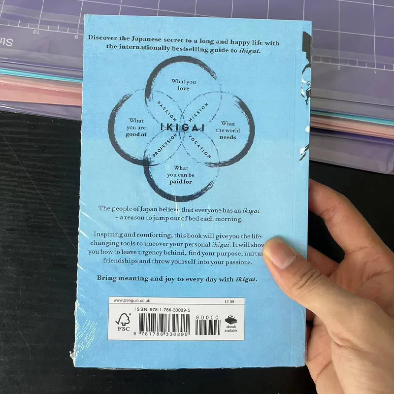 Ikigai 幸せな健康のための日本の秘密の哲学 ヘクター・ガルシア著 幸福の再構築 + 希望小説に関する本