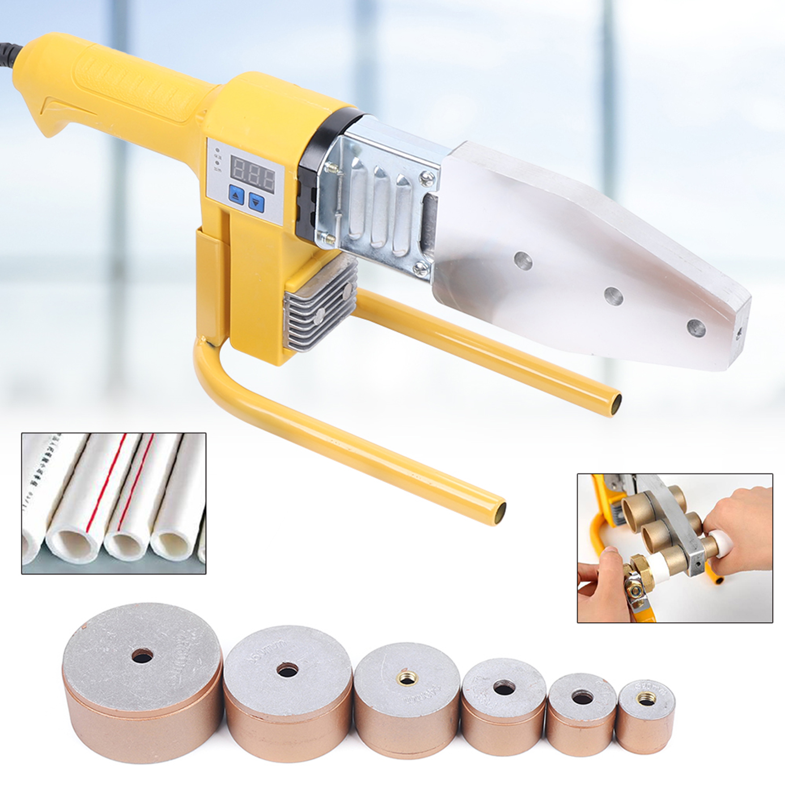 Rohrschweißgerät für Ø20-63 mm PPR PE PP Kunststoffrohrschmelzschweißen
