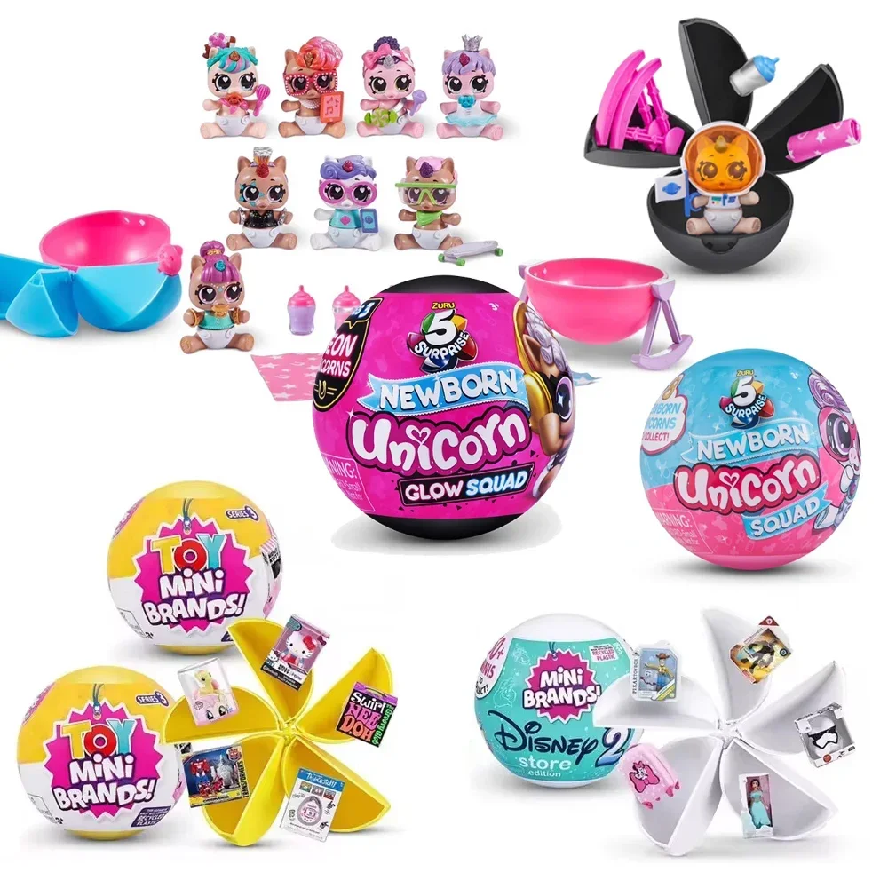 Mini marcas sorpresa bola misteriosa supermercado escena de compras figuras en miniatura Gashapon cápsula juguete coleccionable regalos para niños