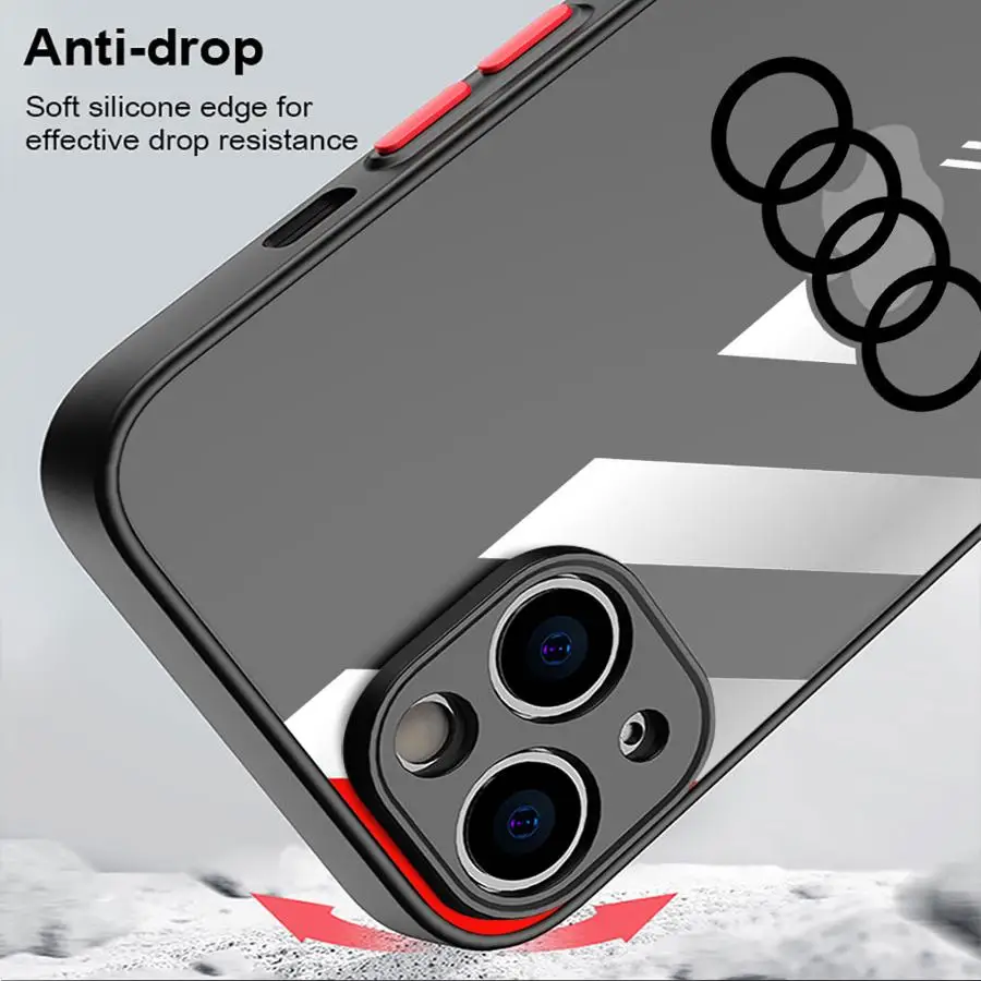 Чехол для телефона RS6-Audi Wheels для iPhone 16, 15, 13, 14, 11, 12 Pro Max 12, Mini 7, 8 XR XS 16 Plus 15Pro MAX, матовый мягкий чехол
