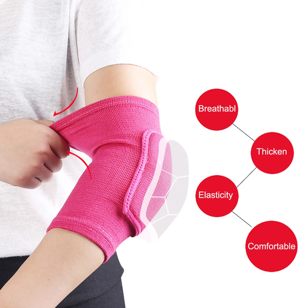 GOMOREON, 1 par de coderas de compresión, soporte para brazo, Protector de brazo para Fitness, envolturas para codo transpirables para voleibol y baloncesto