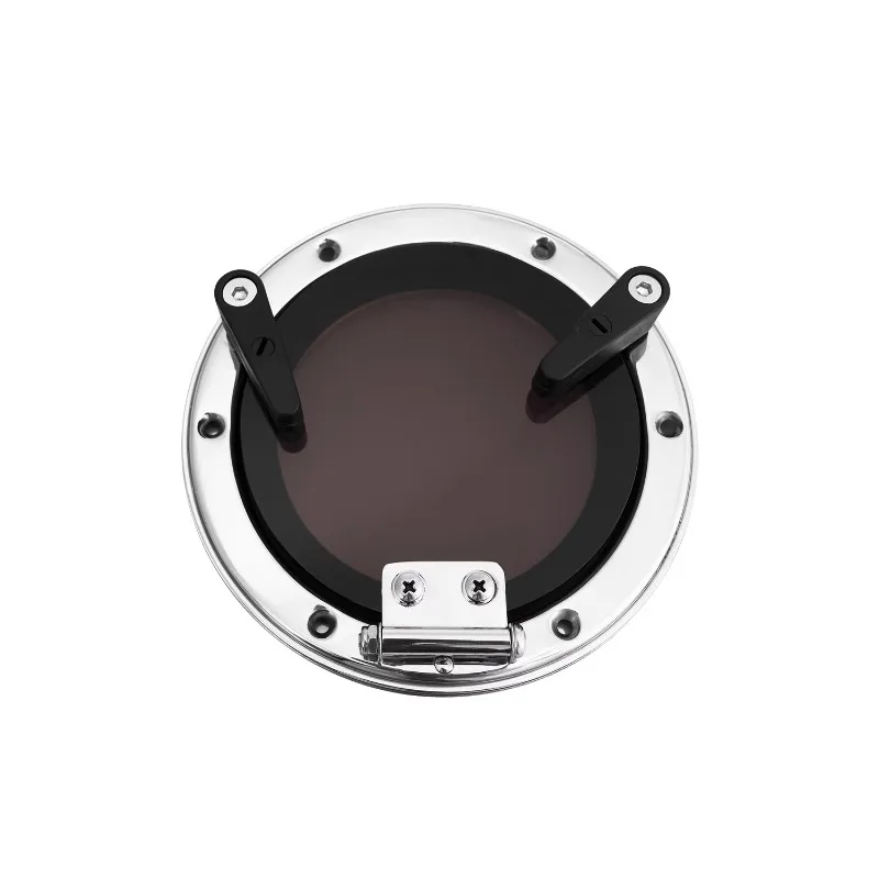 Janela de vigia de barco 5 "-7", aço inoxidável 316, acrílico, formato redondo, abertura, acessórios marinhos para barco, iates, navios, rv