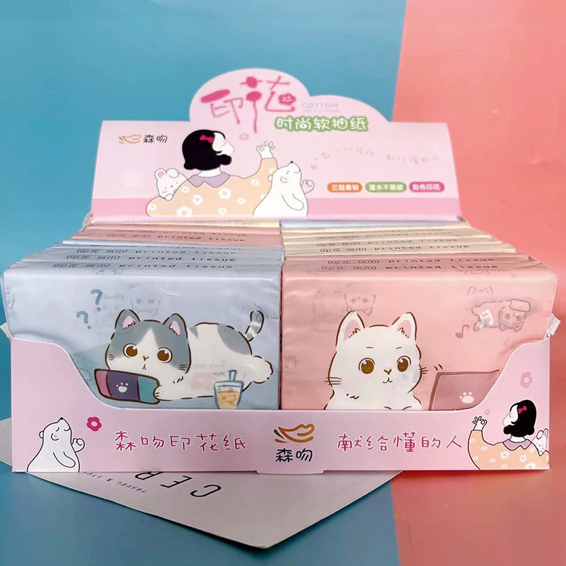1pack (40 Sheets）Disposable Face Towel Tissue Soft Thick Dry Wipe Tissue Household Napkins Paper Towels Toilet Paper