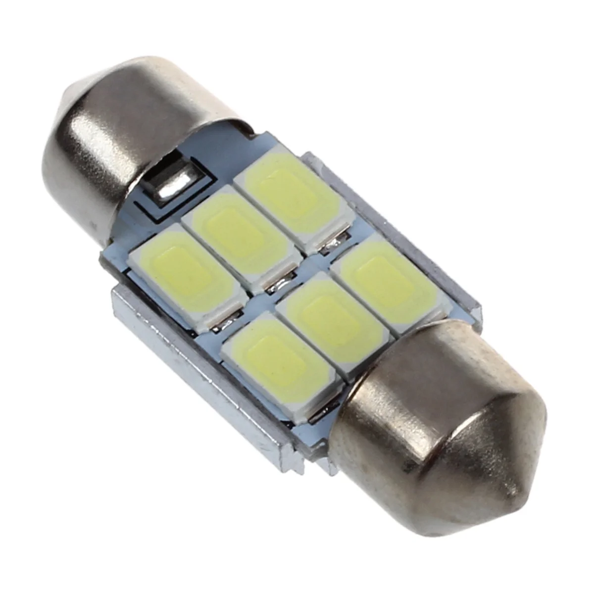A72P 8szt 31 mm 6 5630 SMD LED Festoon Oświetlenie wewnętrzne 3W 195LM 6500K