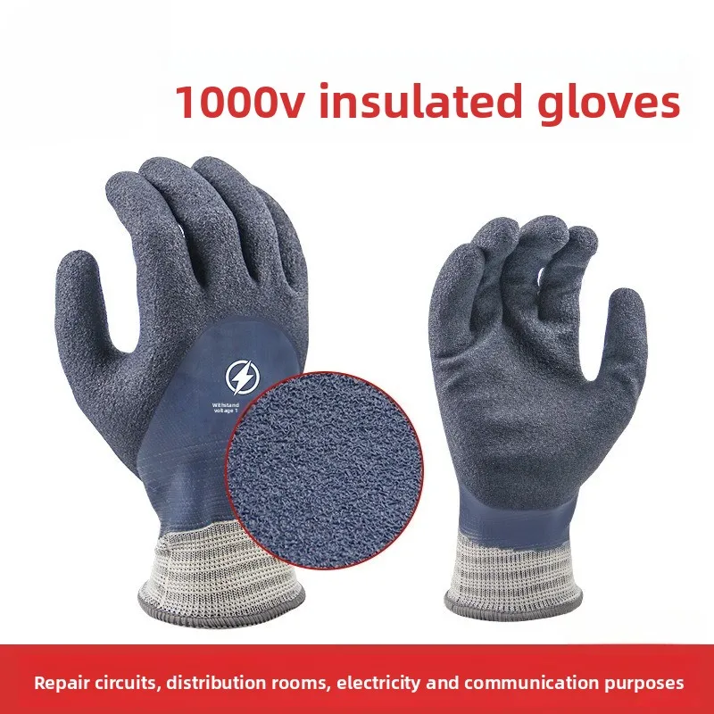 Electrician Insulating Gloves Withstanding Voltage 1000V High Elasticity Touch Screen Glove Safety Protective