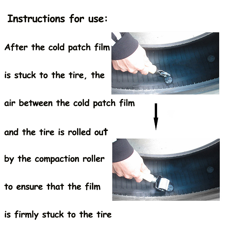 Auto ยาง Patching Compaction Roller กดล้อรถสเตอริโอเก็บเสียงผ้าฝ้าย PUSH ล้อบํารุงรักษารถยนต์ซ่อมเครื่องมือ