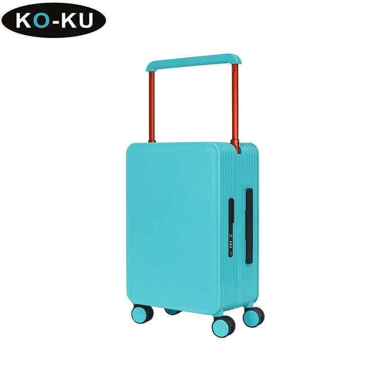 KO-KU กว้างรถเข็นกรอบอลูมิเนียมกระเป๋าเดินทางเงียบ Universal ล้อกระเป๋าเดินทาง 24 นิ้วกระเป๋าเดินทาง 20 นิ้ว Boarding Box