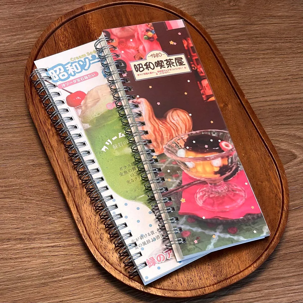 A5 Half Release Paper Vintage Slim Long Notebook Washi Tape Organizer Notebook for Scrapbook Journal Diary Craft Storage