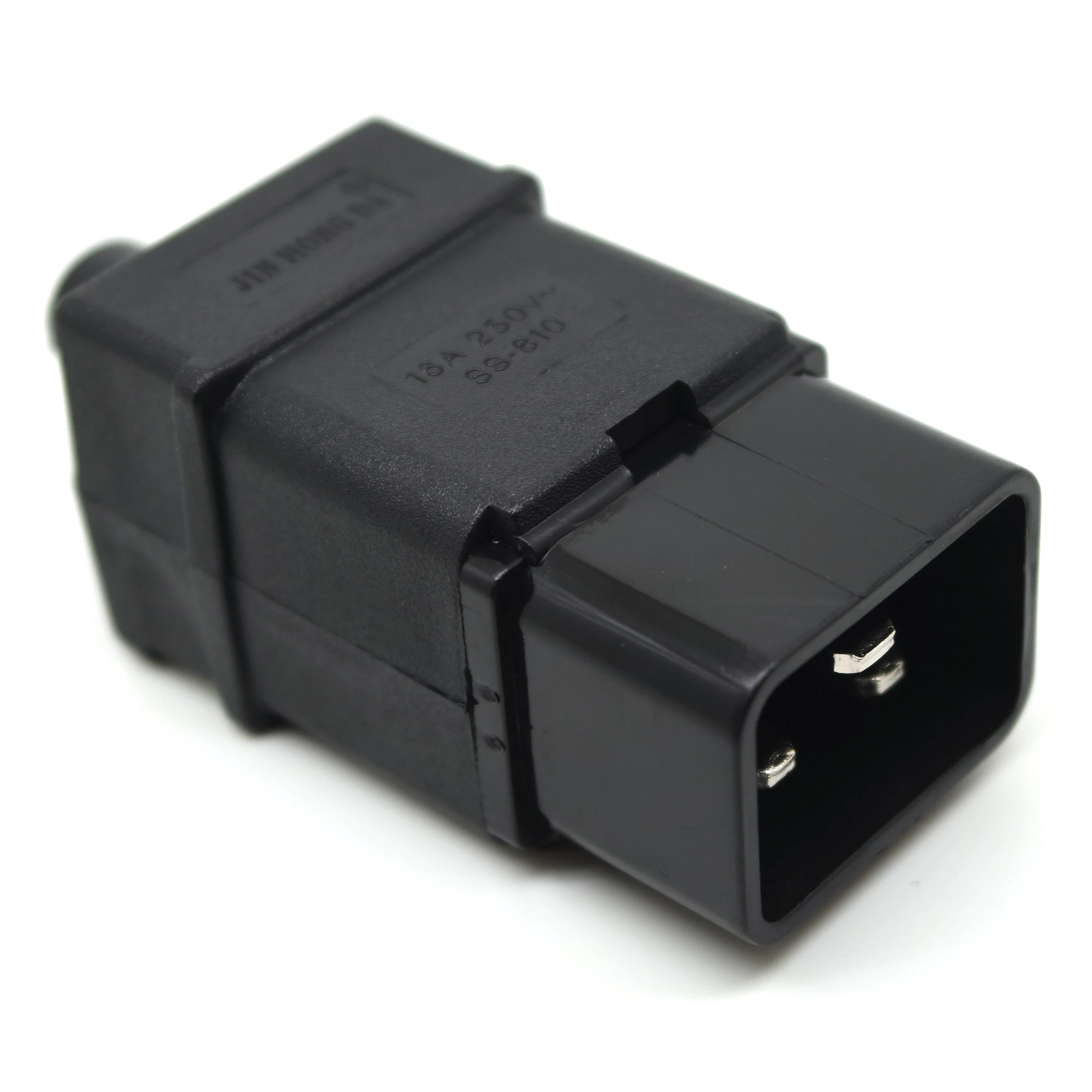 Enchufe PDU/UPS estándar IEC320 C19 C20 16A 250V CA Cable de alimentación eléctrica conector enchufe extraíble adaptador de enchufe macho hembra