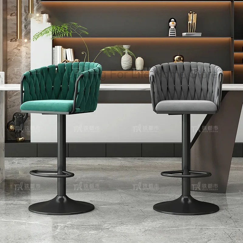 Taburete Cocina-Chaises de Bar Ergonomiques à Haute Conception, Mobilier d'Nikde Salon, 73