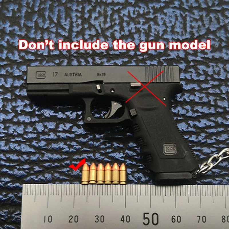 1ชุด Miniature 1:3 Glock G17อุปกรณ์เสริม Bullet โลหะผสม Mini ของเล่นชิ้นส่วนเครื่องมือ (ปืน)