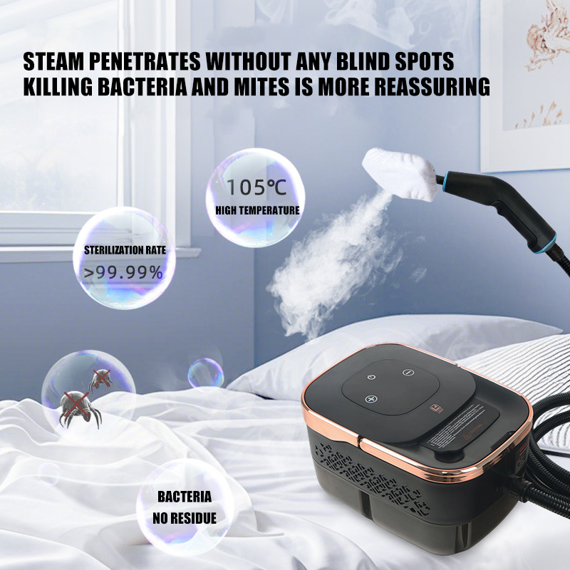 Multi functional high-pressure steam cleaning machine, household small 1.25L water tank steam cleaning machine