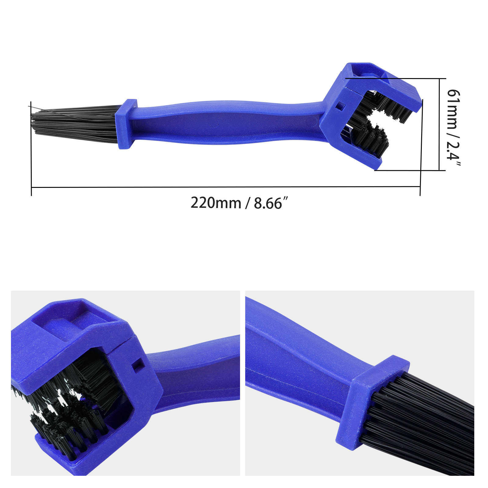 NICECNC-cepillo limpiador de cadena de bicicleta y motocicleta, herramienta de limpieza, cepillo de limpieza para KTM Yamaha BMW Husqvarna Kawasaki Suzuki Ducati Honda