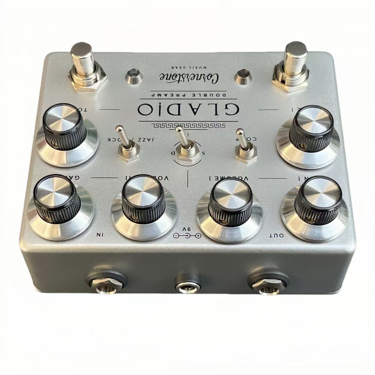 BIG MAN GLADIO Pedal de efecto de guitarra distorsión Overdrive preamplificador Overdrive Dual con True Bypass nuevo 1:1