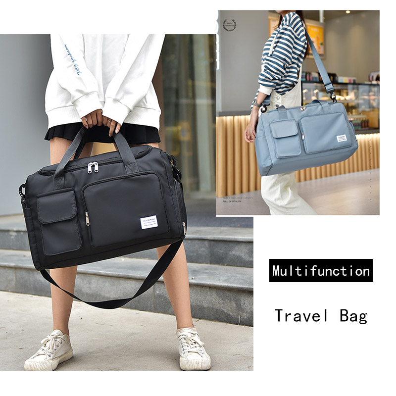 Reisetasche Weekender mit großer Kapazität tragen Reisetaschen mit Schuh fach Sport-Fitness-Taschen für Frauen Umhängetasche