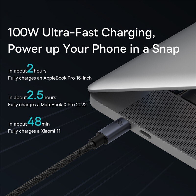 Baseus 100w usb c zu typ c kabel für iphone 16 15 plus pro max pd schnell ladekabel für macbook xiaomi samsung