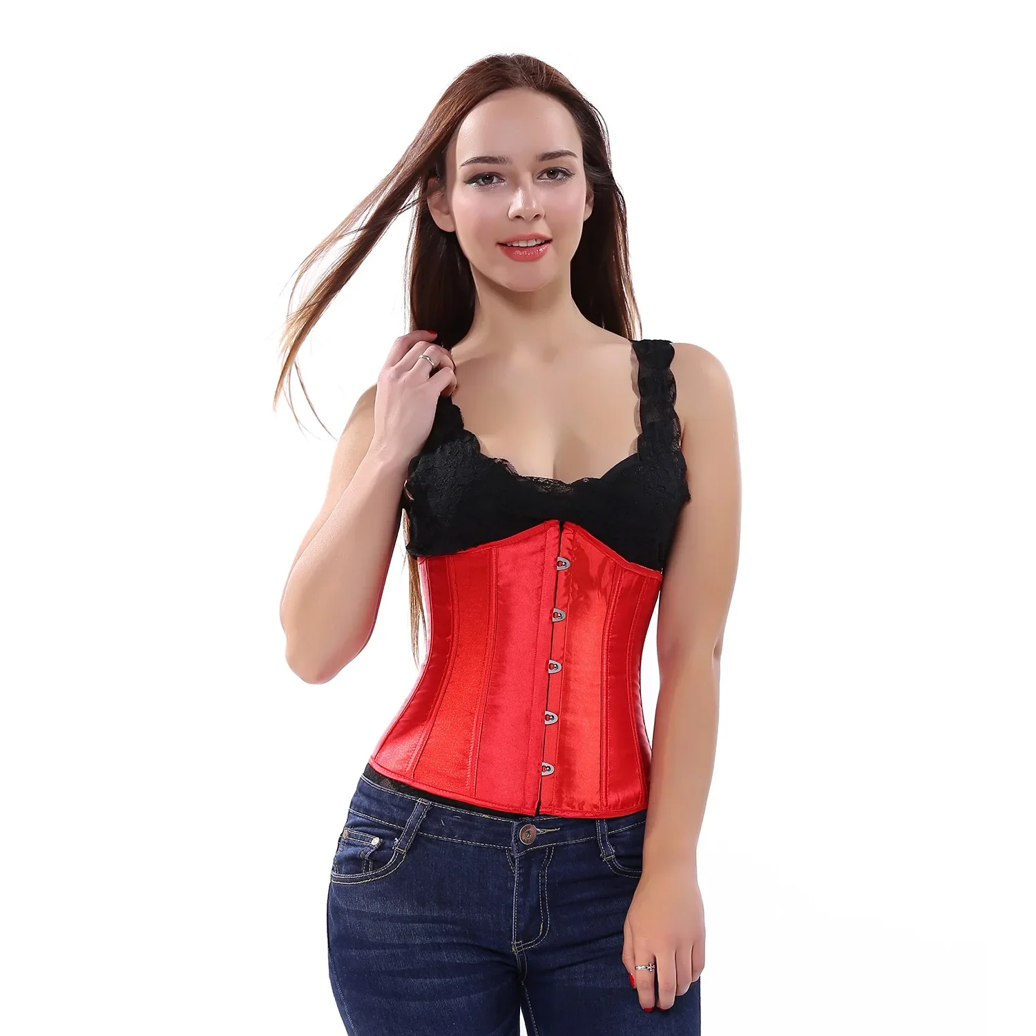 Underbust espartilho sexy cintura emagrecimento espartilho bustiers corpo shaper para mulheres steampunk rendas espartilho cinto cintura trainer