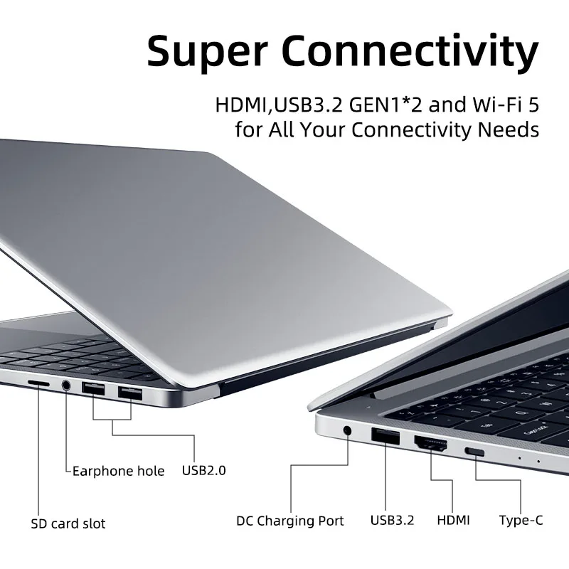 Markut 15.6 Inch Laptop Intel Core i5-1135G7 Portable FHD Screen Notebook 16/ 32GB RAM 512GB/ 1TB/ 2TB SSD - German Keyboard